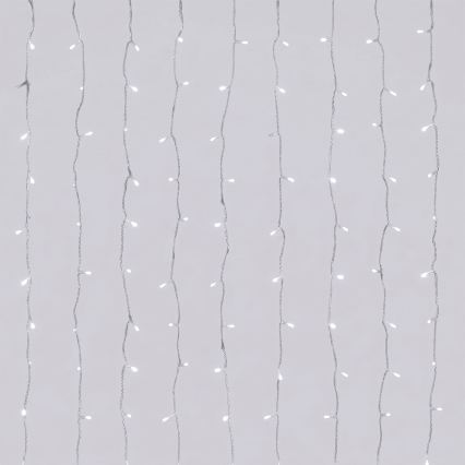Aigostar - LED Vonkajší vianočný reťaz 192xLED/8 funkcií 4,5x1,2m IP44 studená biela