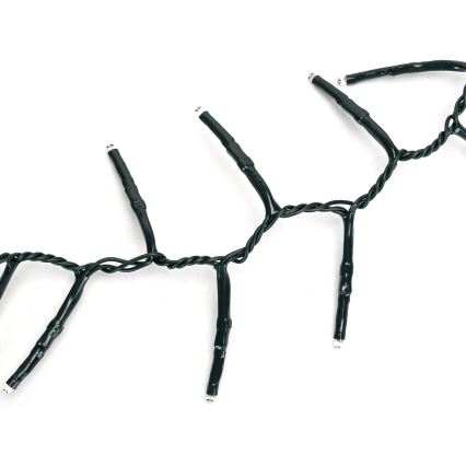 Aigostar - LED vonkajšia vianočná svetelná reťaz 600xLED/8 funkcií 18m IP44 studená biela