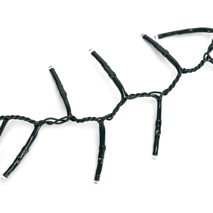 Aigostar - LED vonkajšia vianočná svetelná reťaz 600xLED/8 funkcií 18m IP44 studená biela