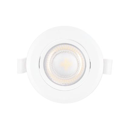 Aigostar - LED zapustené stropné svietidlo, 5 W, 230 V, 4000 K, priemer 8,5 cm, biela