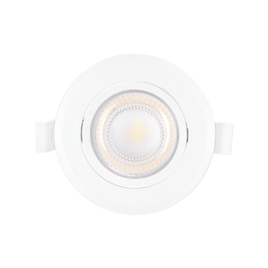 Aigostar - LED zapustené stropné svietidlo, 5 W, 230 V, 4000 K, priemer 8,5 cm, biela