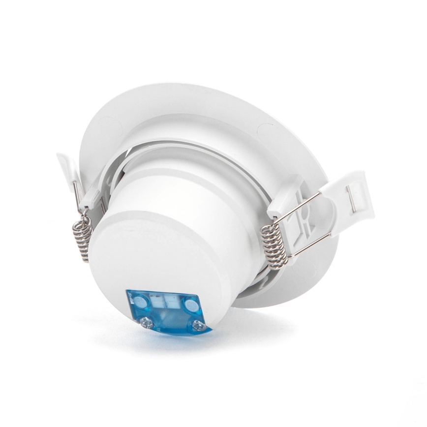 Aigostar - LED zapustené stropné svietidlo, 5 W, 230 V, 4000 K, priemer 8,5 cm, biela