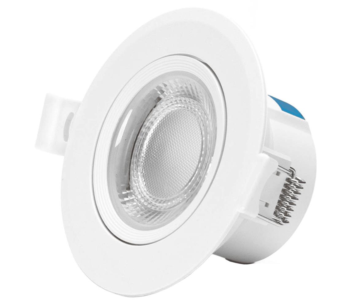 B.V.  - LED zapustené stropné svietidlo LED/5W/230V 3000K priemer 8,5 cm biela B10404H4R