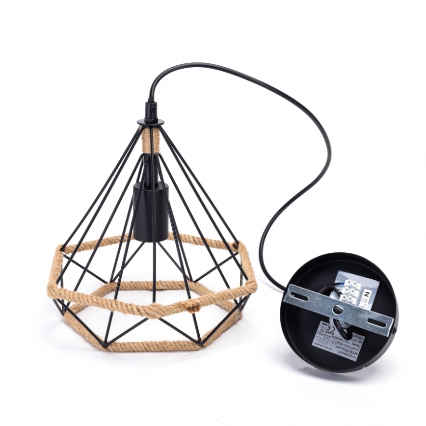 Aigostar - Luster na lanku 1xE27/60W/230V