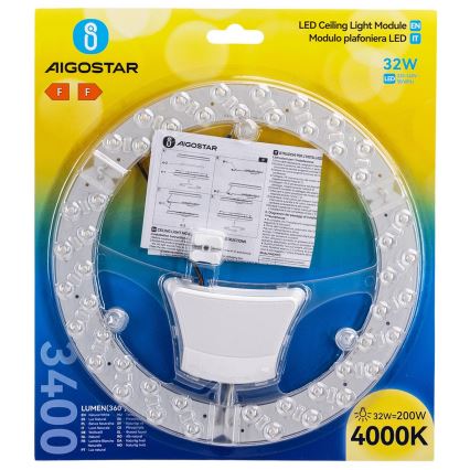 Aigostar - magnetický LED modul 32 W, 230 V, 4000 K