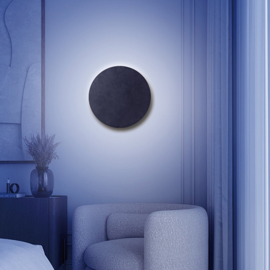 Aigostar - LED Stmievaťelné nástenné svietidlo MESH Smart LED/12W/230V 2700-6500K čierna