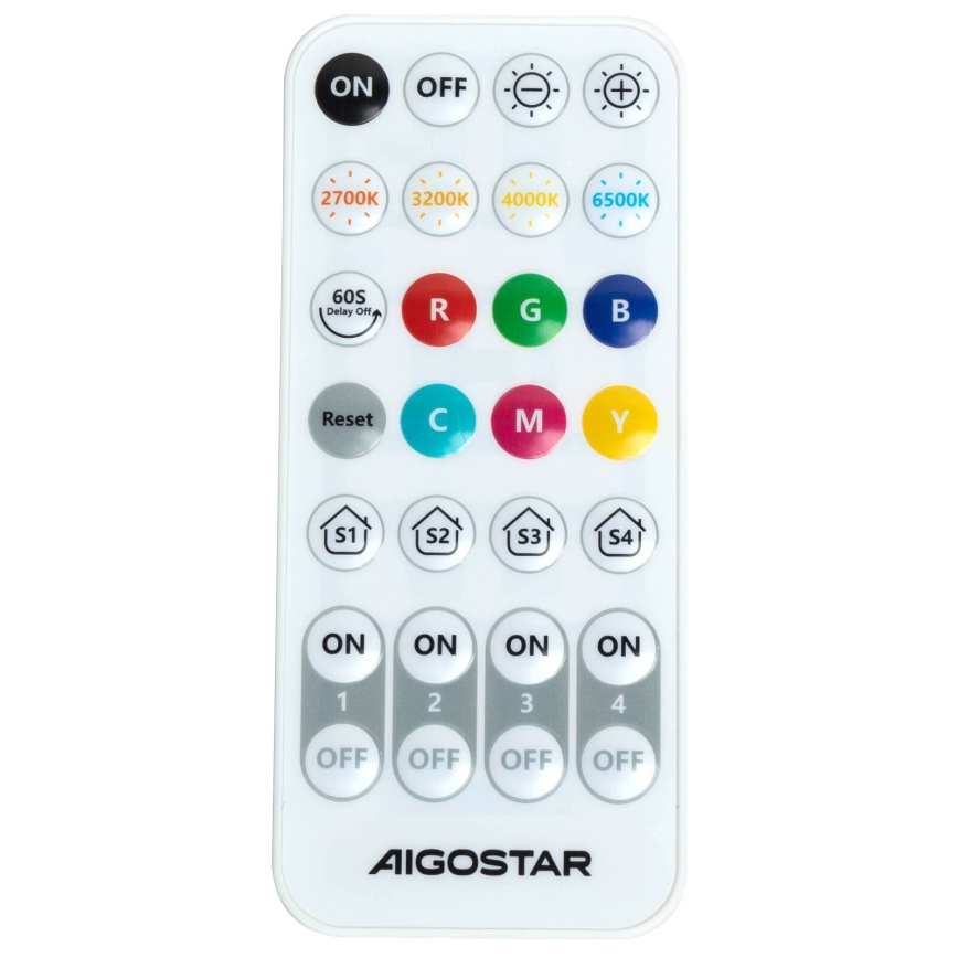 Aigostar - LED Stmievaťelné nástenné svietidlo MESH Smart LED/12W/230V 2700-6500K čierna