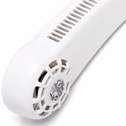 Aigostar - Nabíjací ventilátor na krk 4W/5V 2000mAh biela