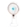 Aigostar - Nabíjací vreckový ventilátor 5W/5V 2400mAh USB biely