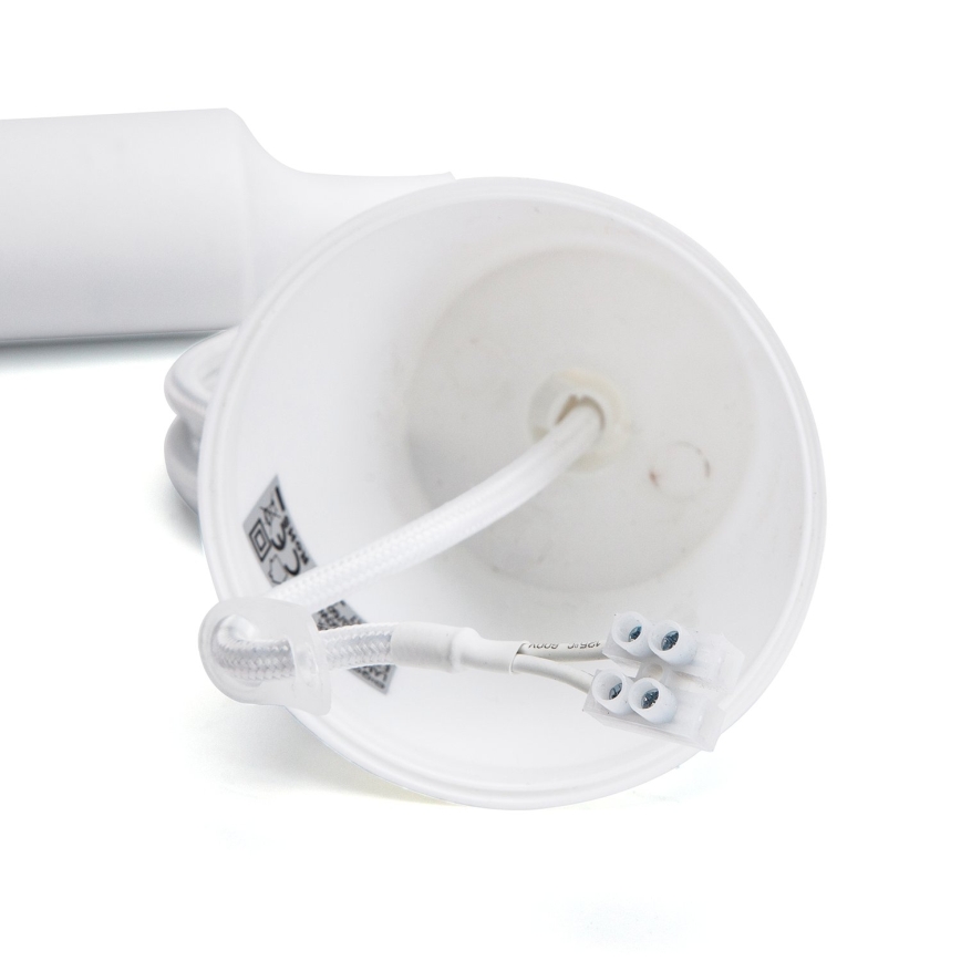 Aigostar - Napájací kábel 1xE27/60W/250V biela