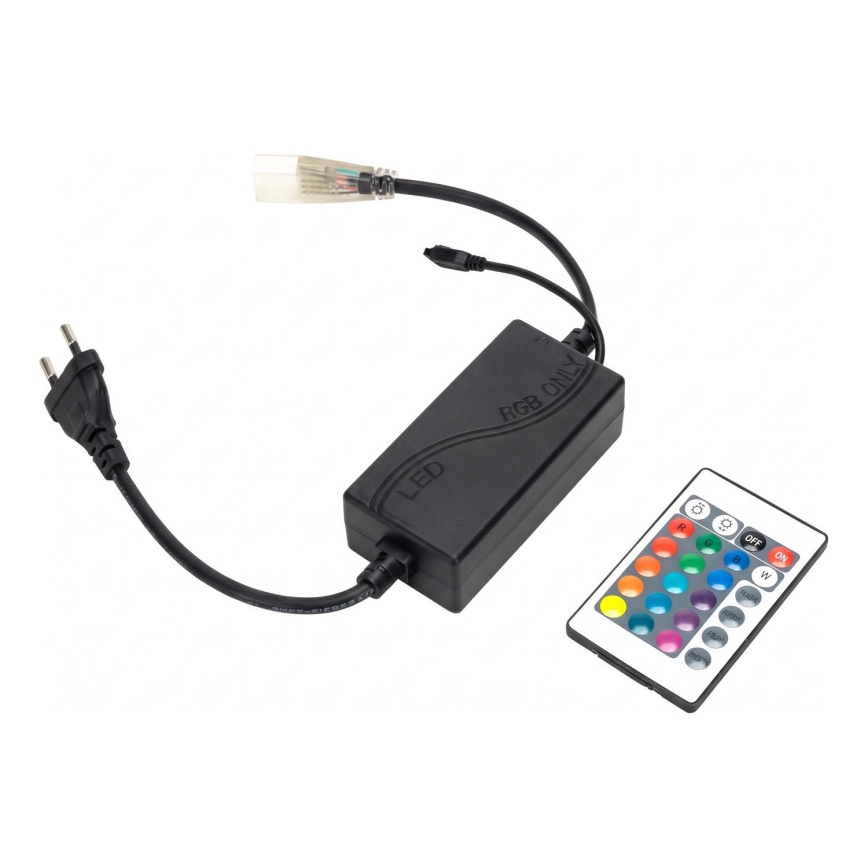 Aigostar - Napájací kábel pre LED RGB pásik 1000W/230V s diaľkovým ovládačom