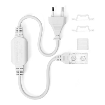 Aigostar - Napájací zdroj pre LED pásiky 10 mm 600W/230V biela