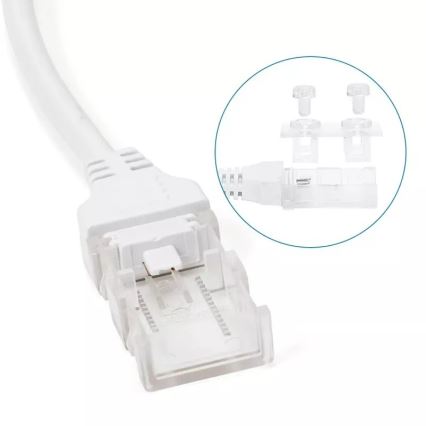 Aigostar - Napájací zdroj pre LED pásky 8 mm 600W/230V biela