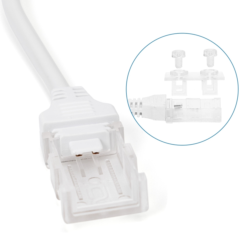 Aigostar - Napájací zdroj pre LED pásy 10 mm 600W/230V biela