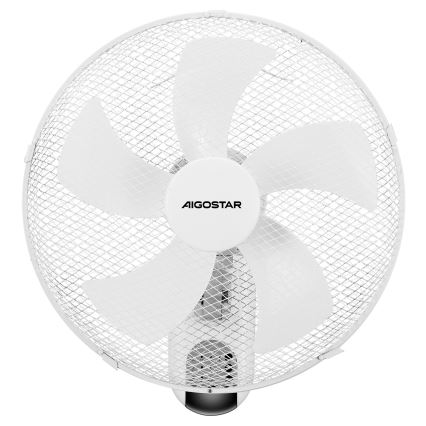 Aigostar -  Nástenný ventilátor 45W/230V biela + diaľkové ovládanie