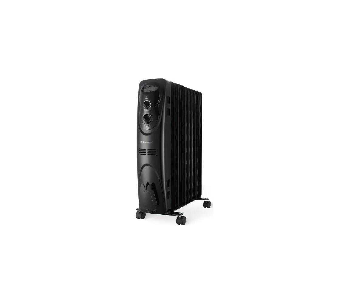 B.V. - Olejový ohrievač s 11 rebrami 2300W/230V čierny 330000JIE