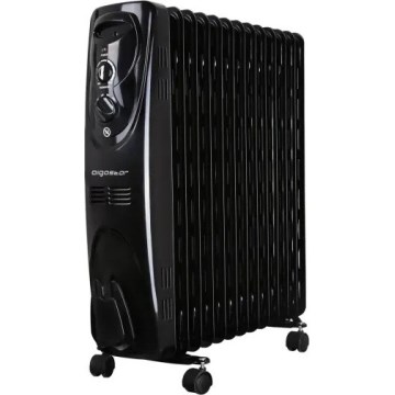 Aigostar - Olejový ohrievač s 13 rebrami 2500W/230V čierny