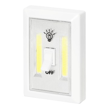 Aigostar - Prenosné nočné LED svietidlo, napájanie 3x AAA, 6500 K