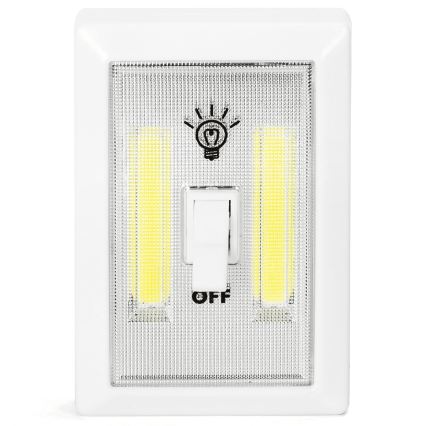 Aigostar - Prenosné nočné LED svietidlo, napájanie 3x AAA, 6500 K