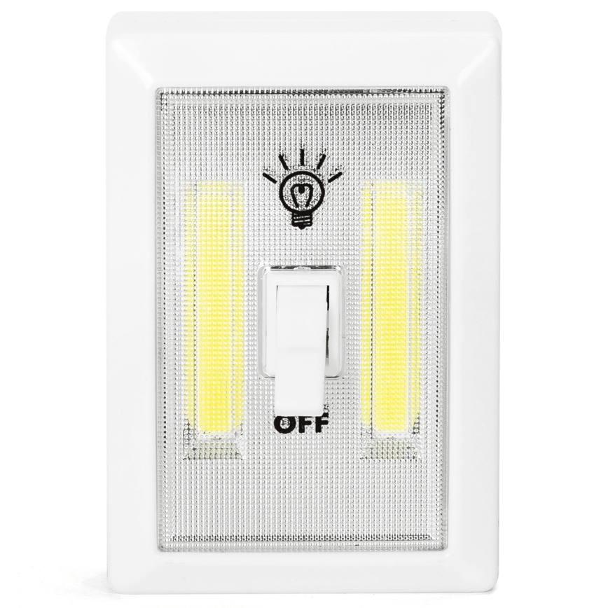 Aigostar - Prenosné nočné LED svietidlo, napájanie 3x AAA, 6500 K