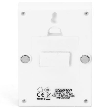 Aigostar - Prenosné nočné svietidlo LED/4xAAA 6500K