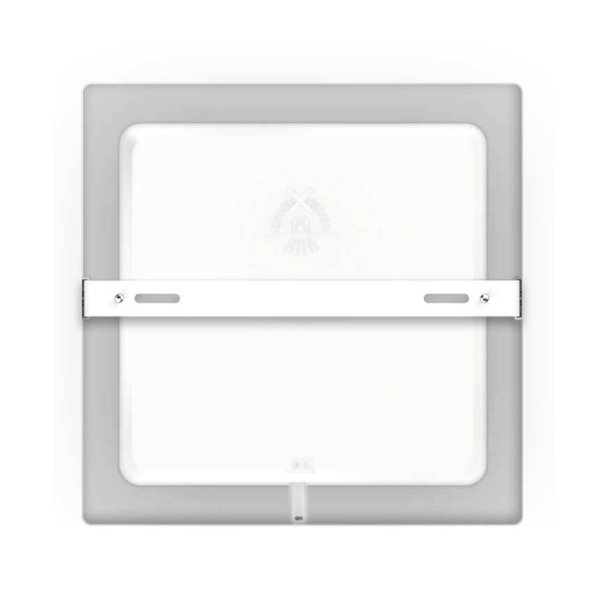 Aigostar - Prisadené stropné LED svietidlo LED/18W/230V 3000K 22,6x22,6 cm biela