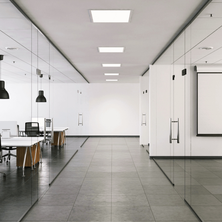 Aigostar - Prisadený LED panel LED/28W/230V 6000K 59,5x59,5 cm