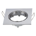 Aigostar - Rámček pre zapustené svietidlo GU10 8,2x8,2 cm lesklý chróm