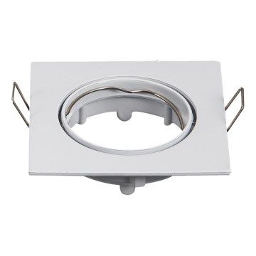 Aigostar - Rámik pre podhľadové svietidlo GU10 8,2x8,2 cm biela
