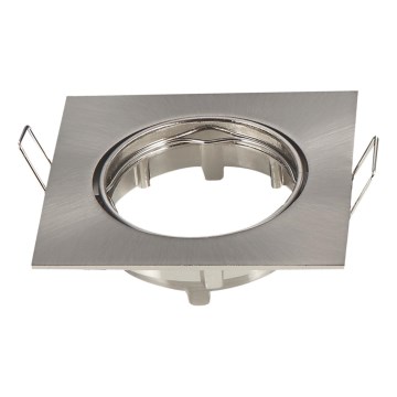 Aigostar - Rámik pre podhľadové svietidlo GU10 8,2x8,2 cm matný chróm