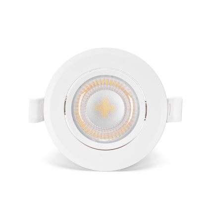 Aigostar - SADA 3 ks zapustených LED svietidiel 5W/230V 4000K Ø 8,5 cm biela