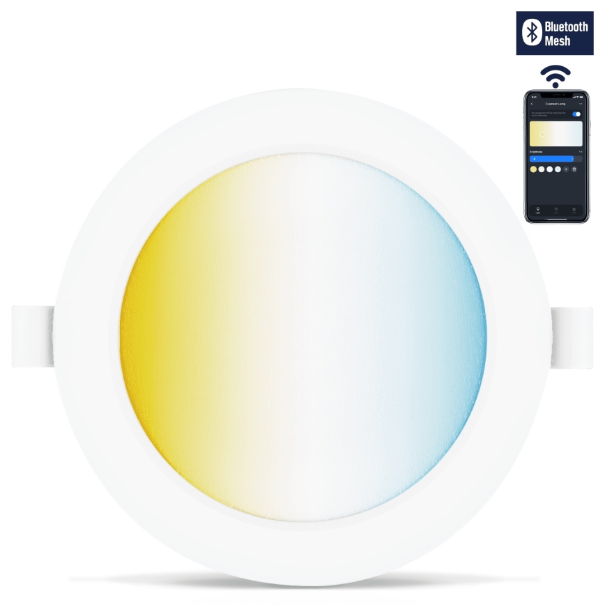 Aigostar - SADA 3x LED Stmievateľné podhľadové svietidlo MESH LED/6W/230V 2700K-6500K pr.11,5cm