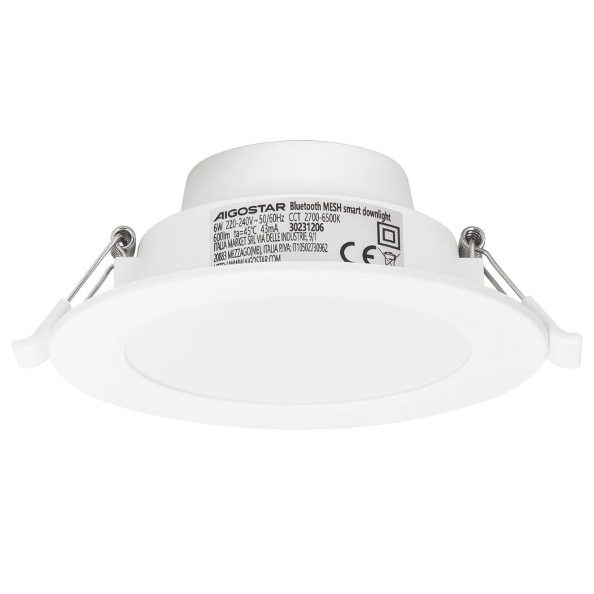 Aigostar - SADA 3x LED Stmievateľné podhľadové svietidlo MESH LED/6W/230V 2700K-6500K pr.11,5cm