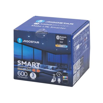 Aigostar - SADA 3x LED Stmievateľné podhľadové svietidlo MESH LED/6W/230V 2700K-6500K pr.11,5cm