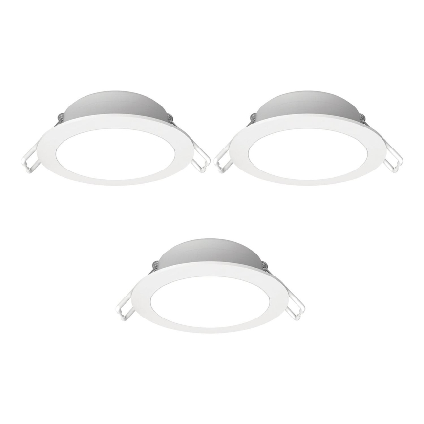 Aigostar - SADA 3x LED Vonkajšie podhľadové svietidlo LED/4,8W/230V 3000K IP65 biela