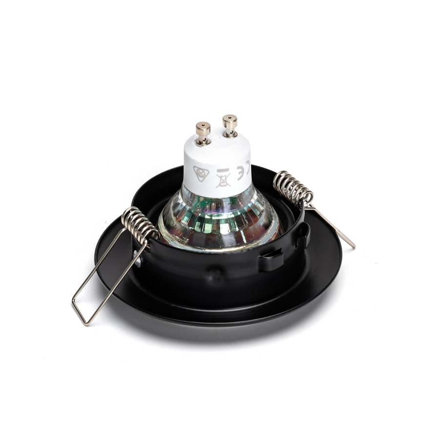 Aigostar - Sada 3x LED zapustené svietidlá 1x GU10/4,5W/230V 4000K čierne