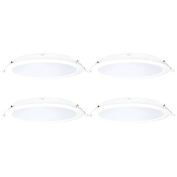 Aigostar - SADA 4x LED RGBW Stmievateľné zapustené stropné svietidlo MESH LED/18W/230V 2700K-6500K pr. 23 cm