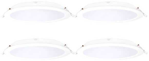 Aigostar - SADA 4x LED RGBW Stmievateľné zapustené stropné svietidlo MESH LED/18W/230V 2700K-6500K pr. 23 cm