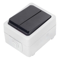 Aigostar - Sériový domový vypínač 250V/10A IP54