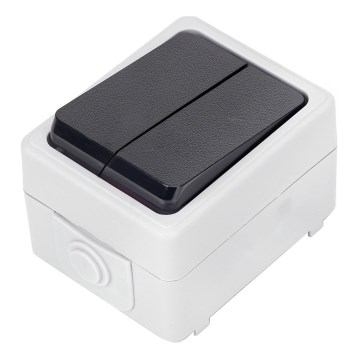Aigostar - Sériový domový vypínač 250V/10A IP54