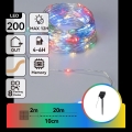 Aigostar - Solárna LED reťaz 200xLED/8 funkcií 22 m IP65 viacfarebná 800 mAh
