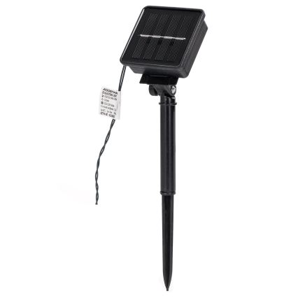 Aigostar - LED Solárna reťaz 50xLED/8 režimov 12m 800mAh IP65 teplá biela