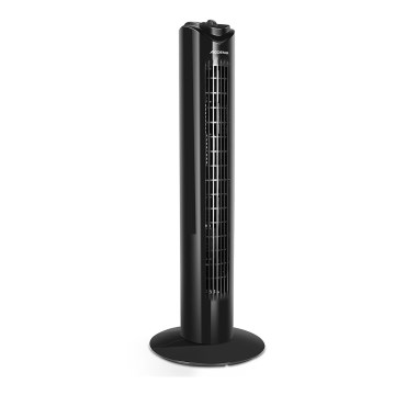 Aigostar - Stĺpový ventilátor 45W/230V čierna