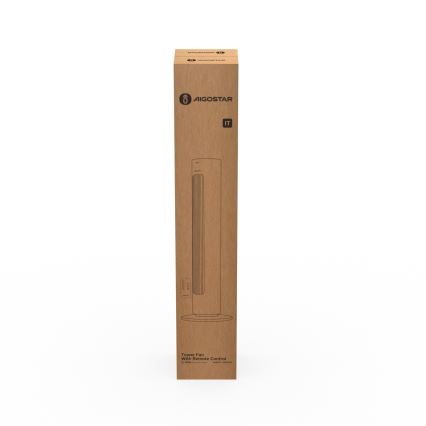Aigostar - Stĺpový ventilátor 50W/230V biely + diaľkové ovládanie