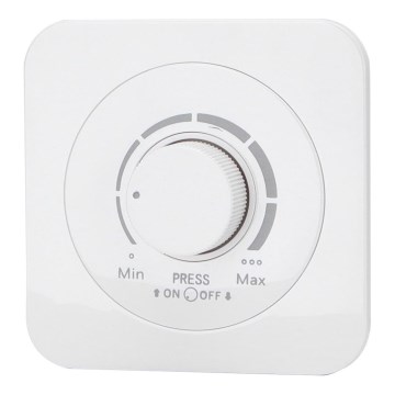 Aigostar - Stmievač s rámčekom 250V/10A biely