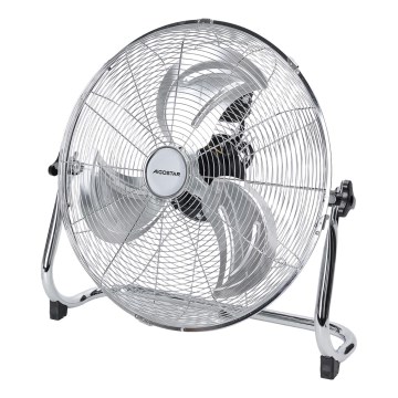 Aigostar - Stojanový ventilátor 100W/230V pr. 54 cm lesklý chróm