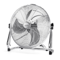 Aigostar - Stojanový ventilátor 100W/230V s priemerom 54 cm, lesklý chróm