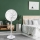 Aigostar - stojanový ventilátor 45 W/230 V, priemer 35 cm, biely