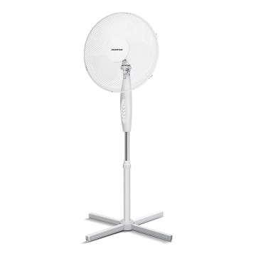 Aigostar - Stojanový ventilátor 45W/230V pr. 41 cm biela