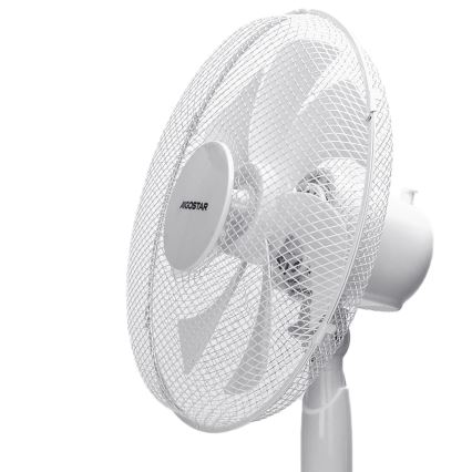 Aigostar - Stojanový ventilátor 50W/230V 120 cm biela